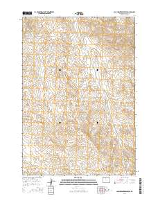 Jack Horner Reservoir 2015 topographic map thumbnail