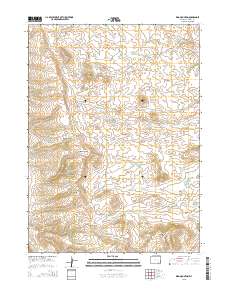 King Mountain 2015 topographic map thumbnail