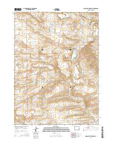 Moss Agate Reservoir 2015 topographic map thumbnail