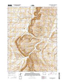 Mud Springs Ranch 2015 topographic map thumbnail