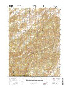Saddleback Mountain 2015 topographic map thumbnail