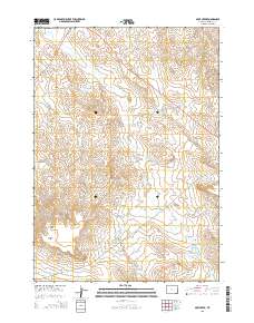 Mule Creek 2015 topographic map thumbnail