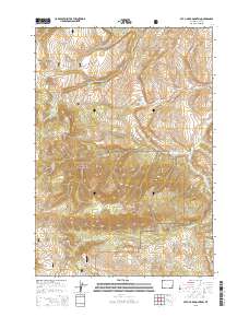 Pat O' Hara Mountain 2015 topographic map thumbnail
