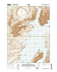 Pathfinder Reservoir NW 2015 topographic map thumbnail