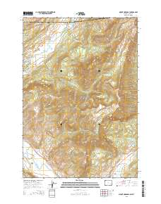 Mount Hornaday 2015 topographic map thumbnail