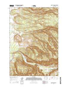 Mount Jackson 2015 topographic map thumbnail