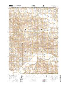 Poddy Creek 2015 topographic map thumbnail