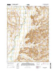 Milleson Draw 2015 topographic map thumbnail