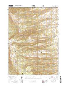 Pine Grove Ridge 2015 topographic map thumbnail