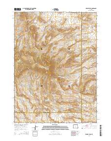 Whiskey Peak 2015 topographic map thumbnail