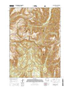Shoshone Pass 2015 topographic map thumbnail