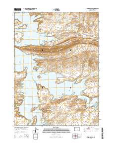 Seminoe Dam SE 2015 topographic map thumbnail