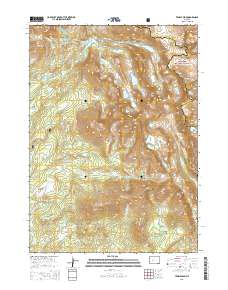 Temple Peak 2015 topographic map thumbnail