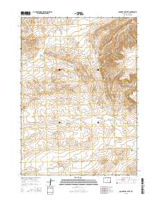 Square Top Butte 2015 topographic map thumbnail