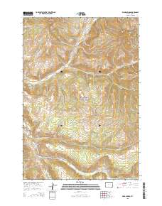 Wahb Springs 2015 topographic map thumbnail