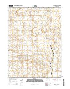 Sevenmile Gulch 2015 topographic map thumbnail