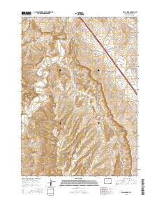 Wall Creek 2015 topographic map thumbnail