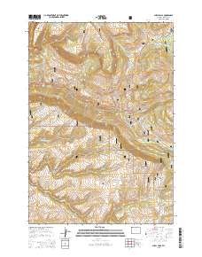 Shell Falls 2015 topographic map thumbnail