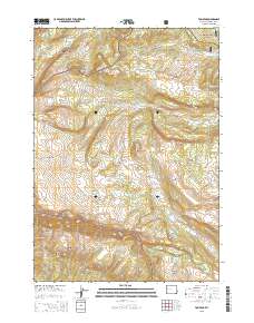Tosi Peak 2015 topographic map thumbnail