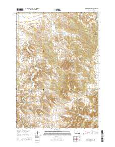 Strawberry Hill 2015 topographic map thumbnail