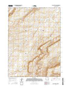 Sand Butte Rim NW 2015 topographic map thumbnail