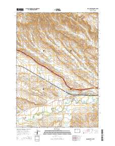Ranchester 2015 topographic map thumbnail