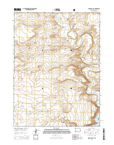 Massacre Hill 2015 topographic map thumbnail