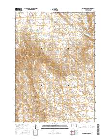 Wild Horse Flats 2015 topographic map thumbnail