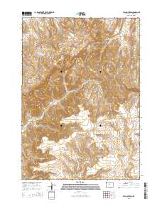 Bull Mountain 2015 topographic map thumbnail