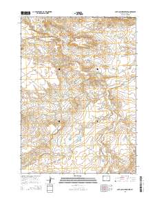 Cave Gulch Reservoir 2015 topographic map thumbnail