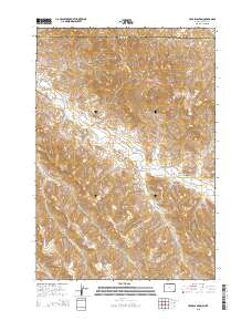 Cedar Canyon 2015 topographic map thumbnail