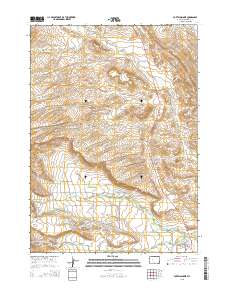 Fort Washakie 2015 topographic map thumbnail