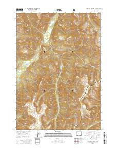 Hardluck Mountain 2015 topographic map thumbnail