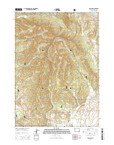 Pass Peak 2015 topographic map thumbnail