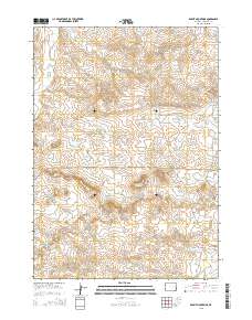 Rabbit Mountains 2015 topographic map thumbnail