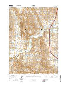 Kaycee 2015 topographic map thumbnail