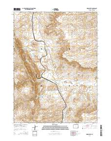 Horse Creek 2015 topographic map thumbnail