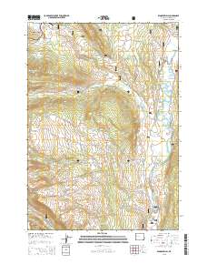 Klondike Hill 2015 topographic map thumbnail