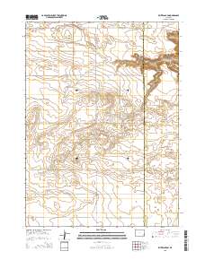 Klutz Canyon 2015 topographic map thumbnail
