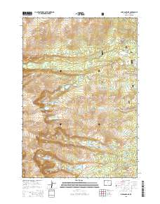 Lake Angeline 2015 topographic map thumbnail