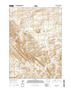 McRae Gap 2015 topographic map thumbnail