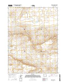 Hansen Lake 2015 topographic map thumbnail