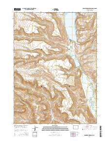 Kemmerer Reservoir 2015 topographic map thumbnail