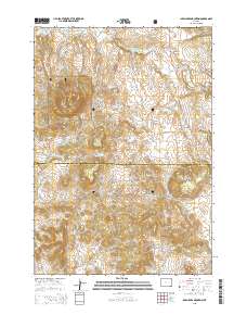 Inyan Kara Mountain 2015 topographic map thumbnail