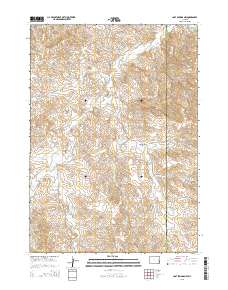 Lost Springs NW 2015 topographic map thumbnail