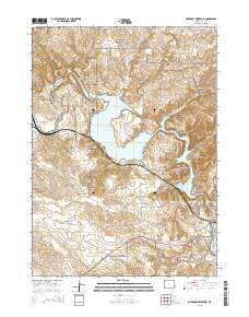 Guernsey Reservoir 2015 topographic map thumbnail