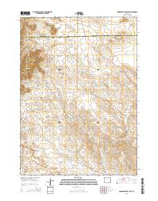 Rawhide Buttes East 2015 topographic map thumbnail