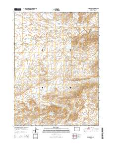 Pinto Creek 2015 topographic map thumbnail