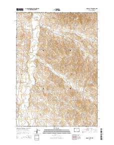 Nipple Butte 2015 topographic map thumbnail