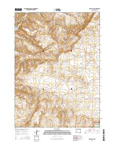 Red Canyon 2015 topographic map thumbnail